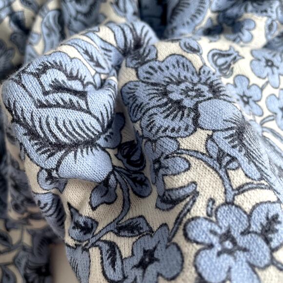 NWT AnnTaylor Factory Cotton Floral Cardigan Size L - Picture 5 of 11